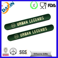 New Style Promotional Gifts Cheap Custom Silicone Slap Bracelet